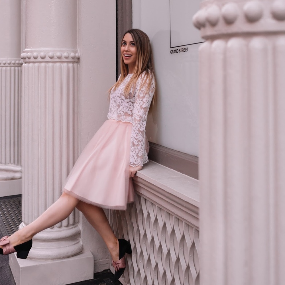 Bliss Tulle - Tulle Skirt in Blush